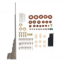 Yibuy Tenor Saxophone Repair Kit Sax Pads & Screws & Spring Needles & Rollers