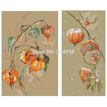 Laterne Blumenmuster gezählt Kreuzstich 11CT 14CT DIY handgemachte chinesische Kreuzstich Kit Stickerei Handarbeiten Sets Handwerk