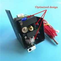 Aktualisiert Reprap Prusa i3 Anet A8 plus 3D drucker extruder kit mit motor 0,4mm düse 1,75mm hotend