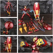 ZD Toys Deluxe Ironman Mark L 50 MK50 Nano Armor Weapons 7" Actionfigur LED-Lichtplattform Tony
