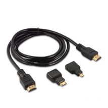 Hochwertiger Mini-HDMI-kompatibler Adapter Micro-HDMI-Anschluss 1,5 Meter 4K HD-Kabel geeignet für PS3 HDTV DVD XBOX PC Pro
