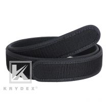 KRYDEX 1.5 "Buckleless Hook Duty Cintura interna Loopback Tattico Caccia Tiro Fodera in nylon Uomo Cintura interna Accessori BK