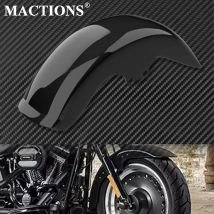 Motorrad Kotflügel Vorne Kotflügel Abdeckung Glanz Schwarz ABS Kunststoff Für Harley Softail Fat Boy FLSTFB FLSTF 2006-2015 2016 2017