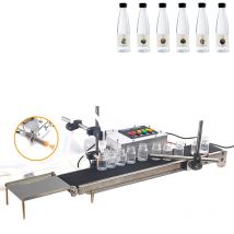 La macchina di rifornimento liquida a testa singola con nastro trasportatore di riempimento automatico può rilevare alta precisione, alta temperatura e resistenza al calore