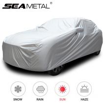 SEAMETAL Pełny pokrowiec na samochód Wewnętrzny zewnętrzny pokrowiec ochronny na samochód Osłona przeciwsłoneczna Pyłoszczelna osłona przeciw UV Uniwersalna do sedana SUV