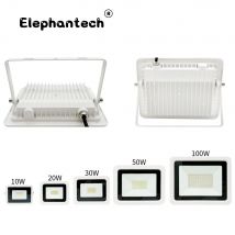 LED-Flutlicht-Flutlichter, 10 W, 20 W, 30 W, 50 W, 100 W, LED-Strahler, für den Außenbereich, IP68, wasserdicht, Flutlicht, Garten, quadratische Straßenlaterne