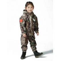 TAD Taktische Shark Haut Kinder Softshell-jacke Hosen Anzug Kinder Camping Wandern Camouflage Anzug Outwear Wasserdichte Ausbildung Set