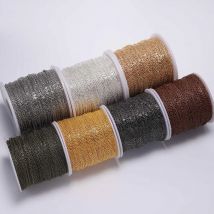 5 m/partia pozłacany/brązowany naszyjnik łańcuszek do wyrobu biżuterii DIY naszyjnik łańcuszki materiały materiały do ​​rękodzieła
