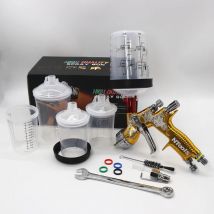 Pistola a spruzzo con serbatoio di miscelazione adattatore Pistola a spruzzo ad aria da 600 cc e 400 cc con serbatoio senza lavaggio a collegamento rapido Spruzzatore di vernice con tazza di