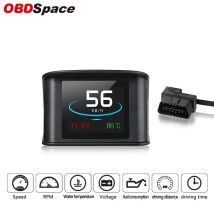 OBDSPACE P10 OBD2 Auto Scanner Auf-board Computer HUD Display Temperatur Verbrauch Tacho Gauge OBD 2 Auto Diagnose Werkzeug