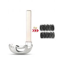 jingyuqin Remote Smart Key Keyless Emergency Insert Uncut Blade Blank For Chevrolet Camaro Volt Malibu XL Equinox HU100 Blade