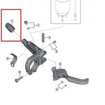 Shimano MTB Scheibenbremshebel Gummiabdeckung Y1XJ16000 Y8WM14000