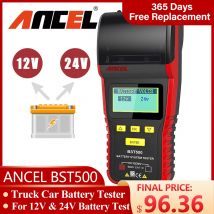 ANCEL BST500 12V Tester per batterie per auto 24V sistema di ricarica per camion Scanner supporto