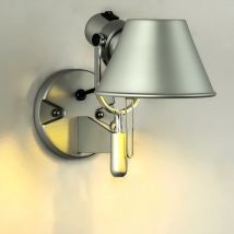 Lampada da parete moderna a LED Lampada da parete per camera da letto per comodino Camera da letto Illuminazione regolabile Sconce per corridoio Luce notturna solida lato letto