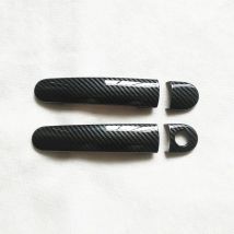 For Audi TT 8j 8n MK1 MK2 RS Accessories Door Handle Cover Trim Handles Covers Plastic Imitation Carbon Fiber