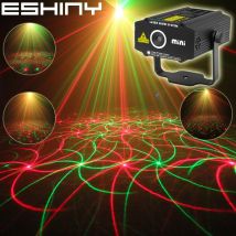 ESHINY Mini 4in1 4 Modelli Whirlwind R&G Proiettore Laser Illuminazione Palcoscenico Discoteca DJ Club KTV Xmas Bar Famiglia Festa Spettacolo di luci P17