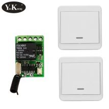 Tür Zugang Opener fernbedienung schalter 5V 6V 9V 12V Fernbedienung Push-Taste RF Wireless schalter 315 433 mhz Smart Home Alarm