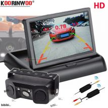 Koorinwoo Digital Monitor mit reversible Kamera Zurück Parktronic Für Auto Parkplatz sensor Drahtlose Auto blind spot detection system