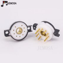Base della valvola della presa del tubo a 9pin EIZZ High end Magnoval PTFE per WE34 WE429 8233 6 s45p WE418A amplificatore Audio Vintage del tubo a vuoto