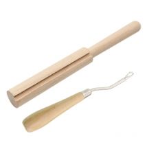 2 teile/satz Holz Latch Haken Garn Cutter Werkzeug für Tapisserie Teppich Teppich, Der DIY Stickerei Handwerk Dekor
