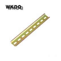 2Pcs 50CM NS35-S Perforierte Stahl Schiebe Schublade Din Schiene 35mm Für Montage Leistungsschalter Terminal Schiene