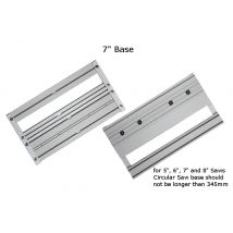 7"/9" Zoll Universalbasis für Kreissägen zur Verwendung für Führungsschienen