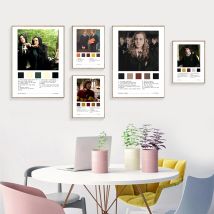 Harmione Draco Malfoy  Fred Weasley Canvas Posters Classic Magic Movie Iconic Quotes Painting Wall Art Pictures Home Room Decor