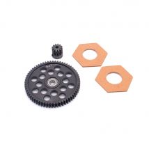 KYX Racing Hartstahl Heavy Duty 64T/12T Stirnradsatz für RC Crawler Car Axial 90048 Yeti Getriebe