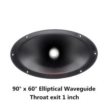 1 STÜCK DJ-Lautsprecher Hochtöner Horn 1" Hals Oval Wellenleiter 90 °   x 60er °   Für IMPACT-X15 Professional Audio HiFi Heimkino Auto Piezo