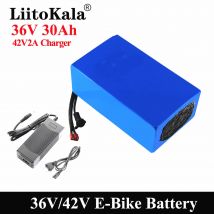 LiitoKala 36V 20Ah 30Ah 25Ah 15Ah 18650 Lithium-Batterie Elektrische Motorrad Fahrrad Roller mit BMS