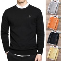 100% Baumwolle Pullover Männer Pullover 2022 Herbst Winter Weiche Warme Jersey Hombre Jumper Pull Homme Gestrickte Pullover PL8507
