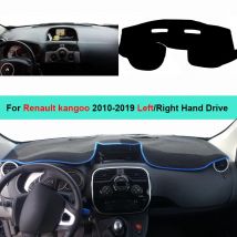 2 schichten Auto Innen Dashboard Abdeckung Dash Matte Teppich Sonnenschutz Bord DashMat Für Renault kangoo 2010 - 2019 Automobil pad Anti-Uv