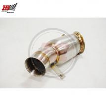 HP RACING 3,0'' Edelstahl N55 M2 F87 Downpipe 2016+ mit 200 Zellen Cat 3.0L F30 F20 F22 M235I 2013+