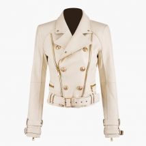 Fashion zipper nähte pu leder jacke weibliche Lokomotive stil zweireiher pu leder oberbekleidung