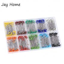100Pcs Nähen Pins 38mm Perle Ball Kopf Push Pins Gerade Quilten Pins für Schneiderei Schmuck Decor DIY Nähen werkzeuge