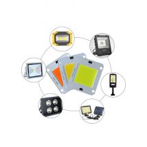 1PCS  High Power 50W LED Chip COB Lights DC12V/32V Light Beads Diode White Warm White Cold White Full Spectrum3000K-30000K