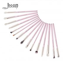Jessup Make-Up Pinsel Set 15 stücke Eye Make up Pinsel Lidschatten Augenbraue Liner Blending Concealer Kosmetische Tool-Kits Ziegenhaar pinsel