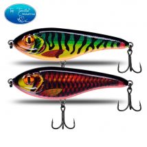 Ruckköder mit weichem Schwanz, Angelköder für Hecht, 105 mm, 32 g, CFLURE Muskie Pike Big VIB Angelköder, harter Ruckköder, 8 Farben