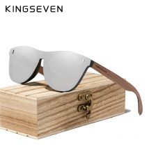 Kings even handgemachte schwarze walnuss sonnenbrille holz polarisierte brille männer frauen uv400 schutz original holz zubehör brillen
