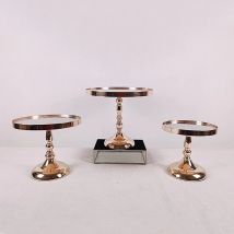 1 stücke gold spiegel kuchen stehen sets cupcake süße tabelle candy bar