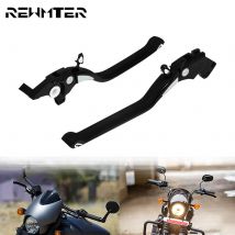 2xMotorcycle CNC Regler Bremse Kupplung Hebel Schwarz Einstellbar Für Harley Street 500 750 2016 2017 2018 2019 2020