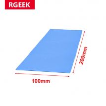RGEEK 6.0 przewodność W/mK 100*200mm radiator procesora podkładka termiczna chłodzenie procesora podkładka silikonowa akcesoria