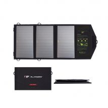 ALLPOWERS Tragbares Solarpanel für den Außenbereich, 5 V, 21 W, faltbar, wasserdicht,