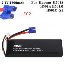 1/2PCS 7.4V 2700mAh 10C Original Battery for Hubsan H501S H501A H501M H501C X4 RC Quadcopter Spare Parts H501S-14