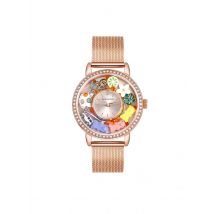 10pcs Rose Gold Color Crystal Inlay Cross Custom Floating Charms for Glass Locket