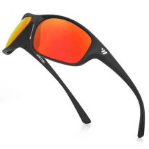 Maxjuli sport polarisierte sonnenbrille für männer radfahren fahren angeln uv400 schutz sonnenbrille w8150