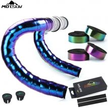 MOTSUV Chameleon Gradient Road Bike Bar Tape Sharp EVA PU Nastro manubrio bicicletta Nastri manubrio Nastro barra riflettente Shine