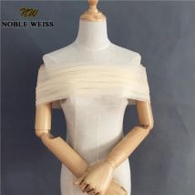Customized Women Wedding Bolero Jacket Bridal Wrap Tulle Illusion Off The Shoulder Bridal Capes Bride Accessories