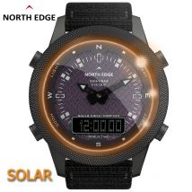 Männlich im Freien wasserdichte intelligente Kompassuhr Uhr Licht Solar Lade Display Zeiger