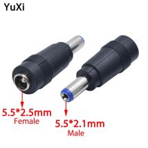 1 Stück 5,5 x 2,5/2,1 mm Buchse auf 5,5 x 2,1/2,5 mm Stecker DC-Stromanschluss-Adapter Laptop 5,5 x 2,1 auf 5,5 x 2,5 Ladewandler